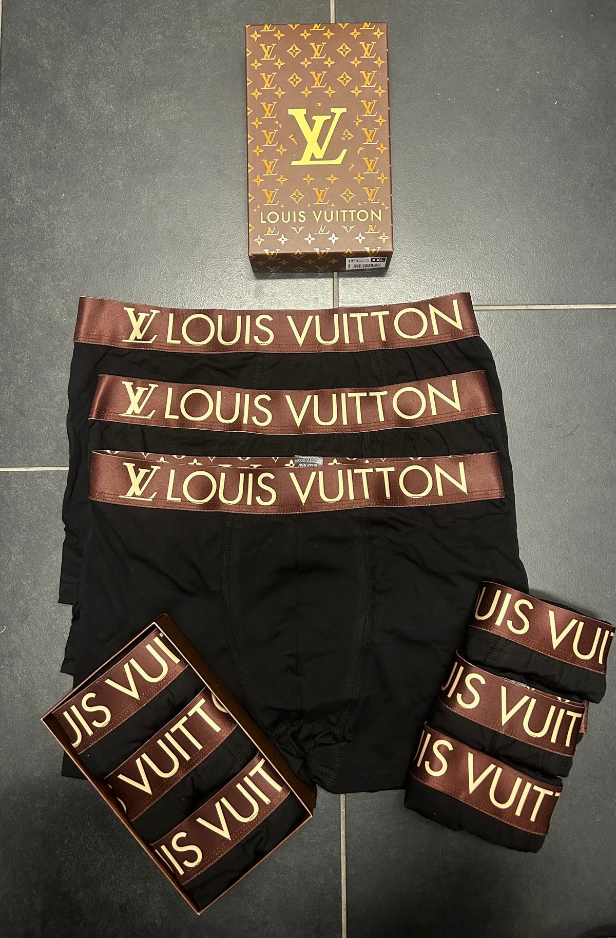 بوكسرات Louis Vuitton — بوكس ٣ قطع | Louis Vuitton Boxers 3-Pack
