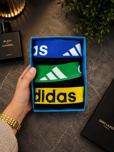 بوكسرات Adidas — بوكس ٣ قطع | Adidas Boxers 3-Pack
