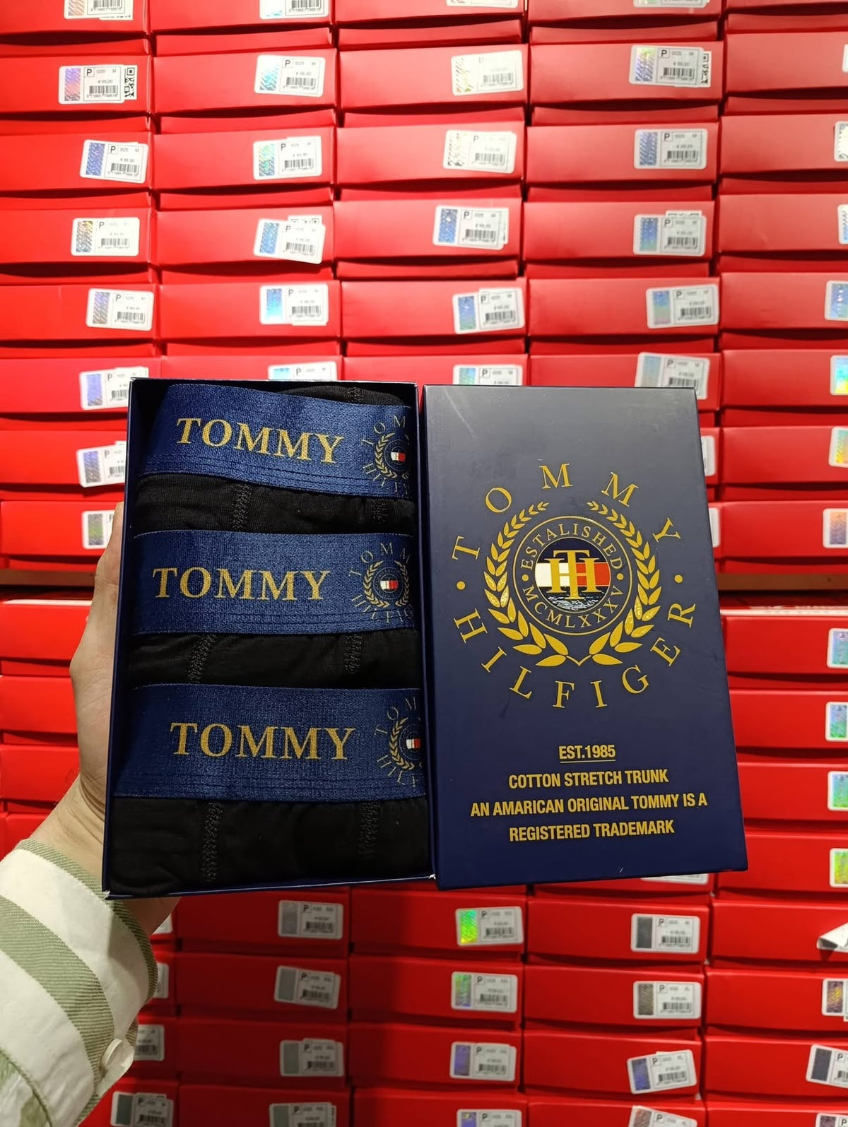 بوكسرات Tommy Hilfiger — بوكس ٣ قطع | Tommy Hilfiger Boxers 3-Pack