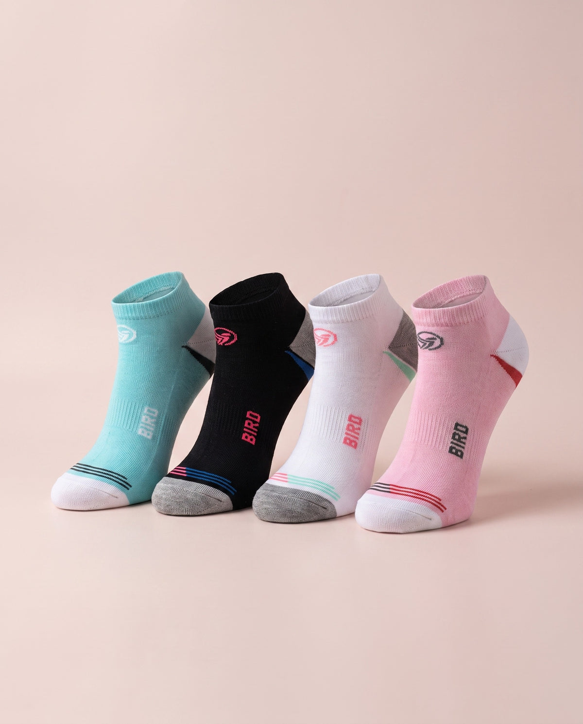 شرابات بيرد الحريمي — بوكس ٤ ألوان | Bird Ladies Socks