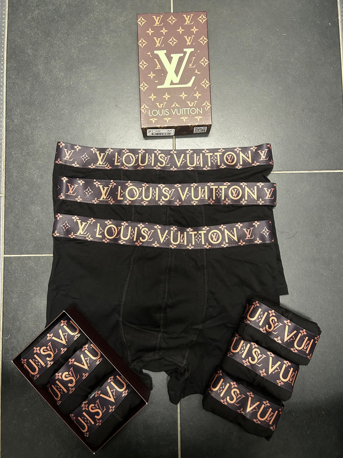 بوكسرات Louis Vuitton — بوكس ٣ قطع | Louis Vuitton Boxers 3-Pack