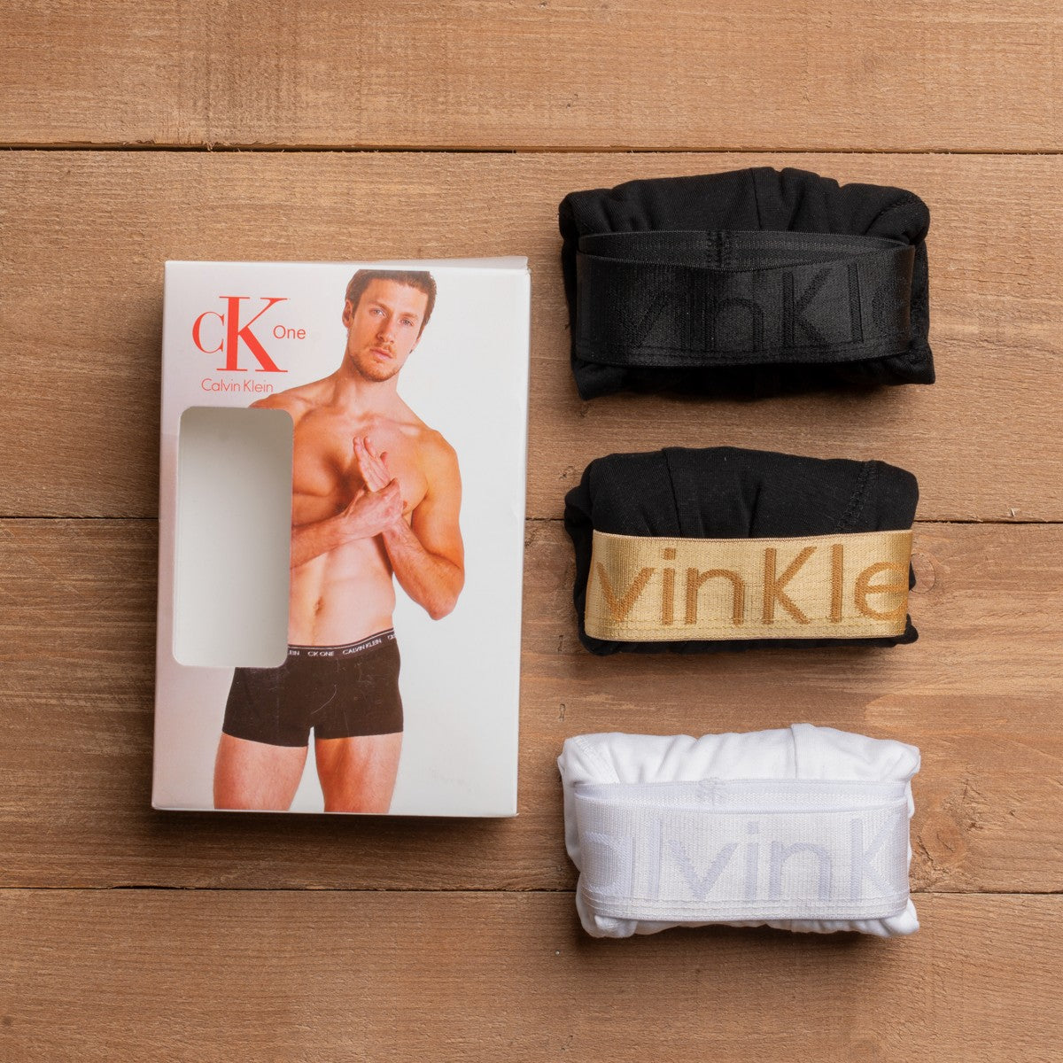 بوكسرات Calvin Klein Gold — بوكس ٣ قطع | Calvin Klein Gold Boxers 3-Pack