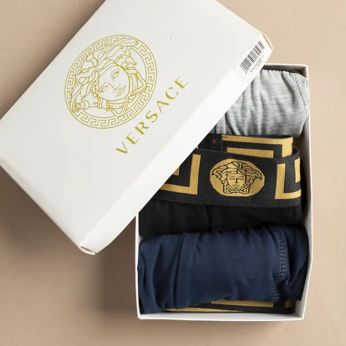 بوكسرات Versace — بوكس ٣ قطع | Versace Boxers 3-Pack